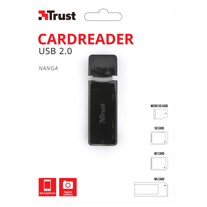 Кардрідер TRUST Nanga Cardreader USB 2.0