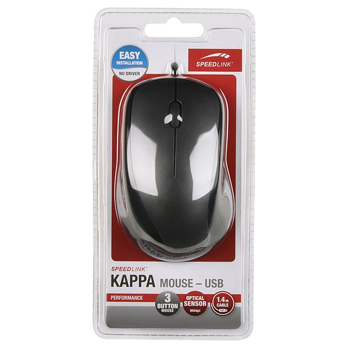 Мышь SPEEDLINK Kappa Black (SL-610011-BK)