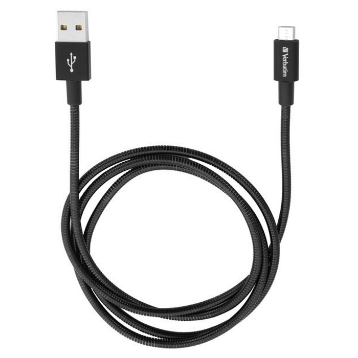 Кабель VERBATIM USB2.0 AM/Micro-BM Black 1м (48863)