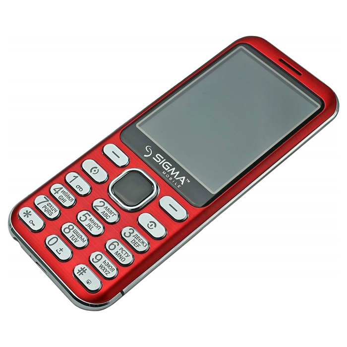 Мобільний телефон SIGMA MOBILE X-style 33 Steel Red (4827798854938)