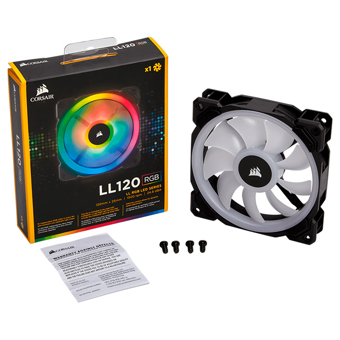 Вентилятор CORSAIR LL120 Dual Light Loop RGB LED (CO-9050071-WW)