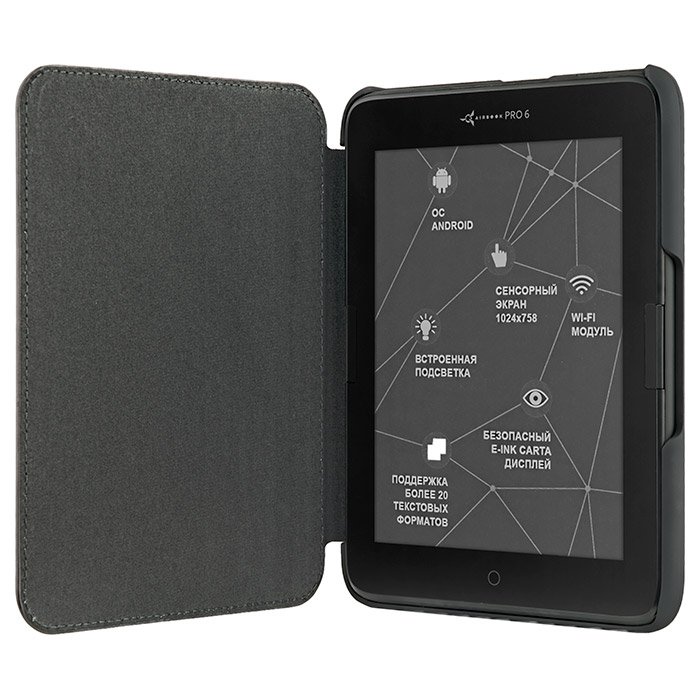 Обложка для электронной книги AIRON Premium для AirBook Pro 6 Black