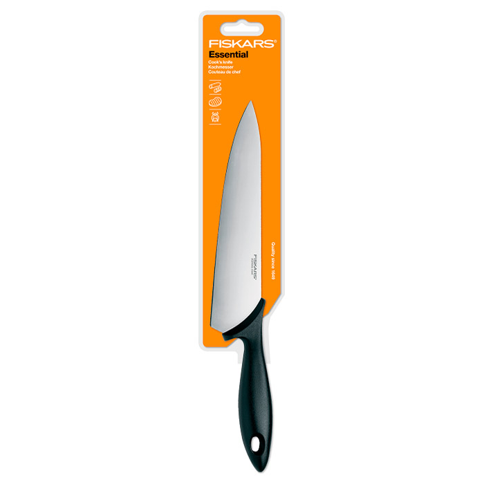Шеф-ніж FISKARS Essential 210мм (1023775)