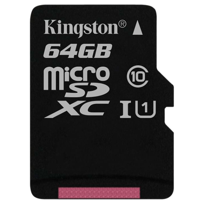 Карта пам'яті KINGSTON microSDXC Canvas Select 64GB UHS-I Class 10 (SDCS/64GBSP)