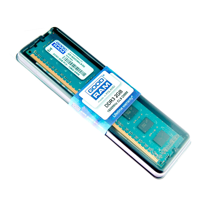 Модуль пам'яті GOODRAM DDR3 1600MHz 2GB (GR1600D364L9/2G)