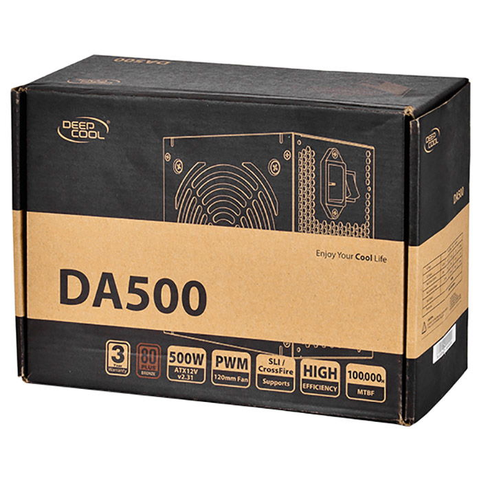 Блок живлення 500W DEEPCOOL DA500 (DP-BZ-DA500N)