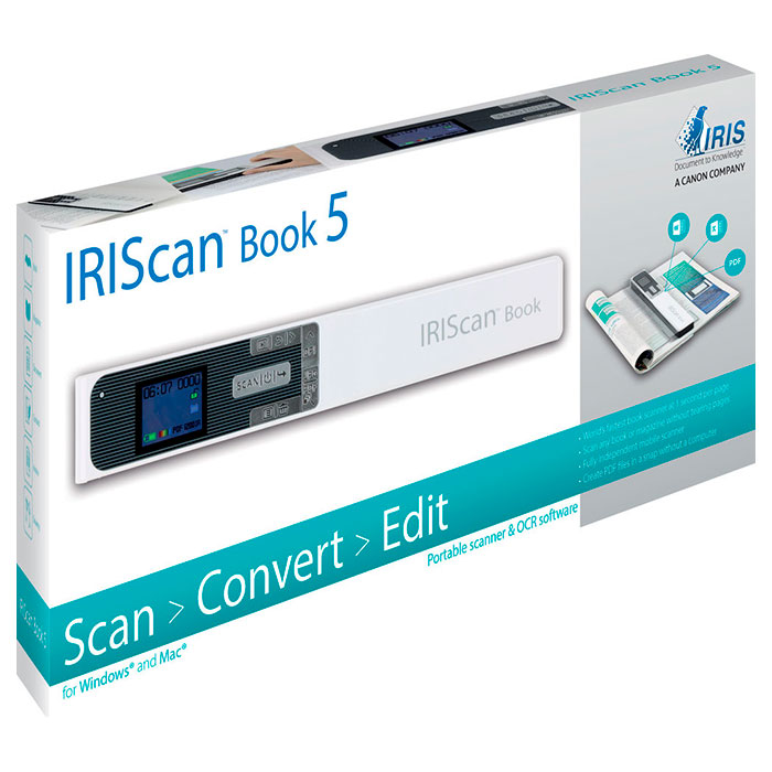 Сканер портативный IRIS IRIScan Book 5 White