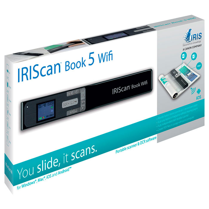 Сканер портативный IRIS IRIScan Book 5 Wi-Fi