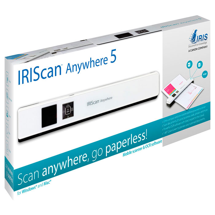Сканер портативний IRIS IRIScan Anywhere 5 White