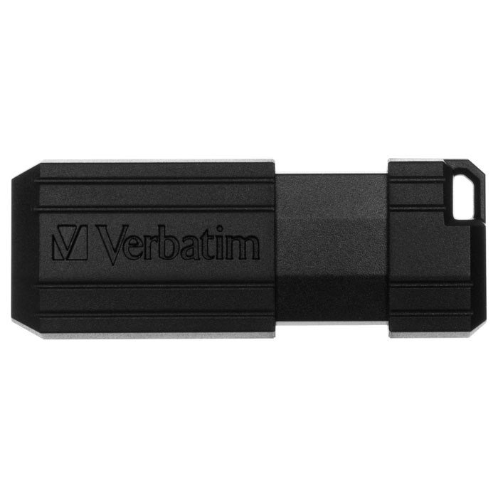 Флэшка VERBATIM Store 'n' Go PinStripe 64GB USB2.0 Black (49065)