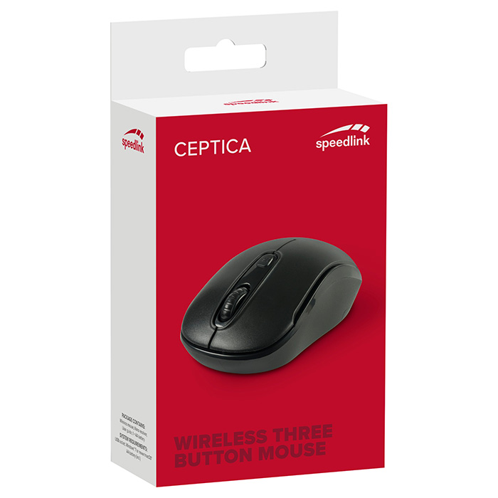 Мышь SPEEDLINK Ceptica Black (SL-630013-BKBK)