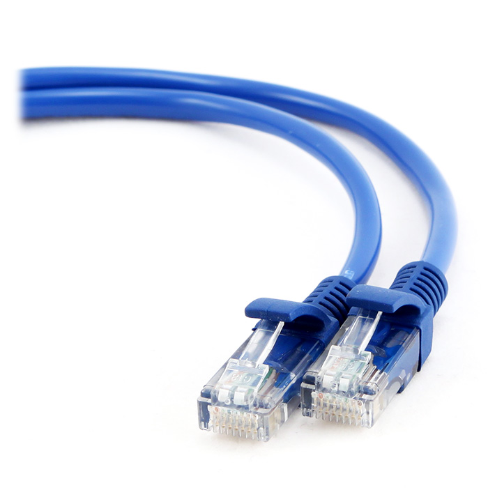 Патч-корд CABLEXPERT U/UTP Cat.6 0.5м Blue (PP6U-0.5M/B)