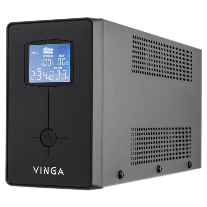 ИБП VINGA LCD 1200VA metal case (VPC-1200M)