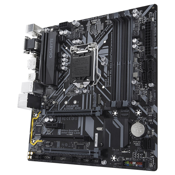 Материнська плата GIGABYTE B360M D3H