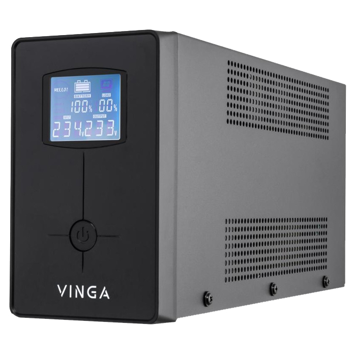 ИБП VINGA LCD 800VA metal case (VPC-800M)