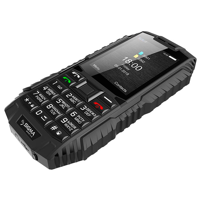 Мобільний телефон SIGMA MOBILE X-treme DT68 Black (4827798337714)
