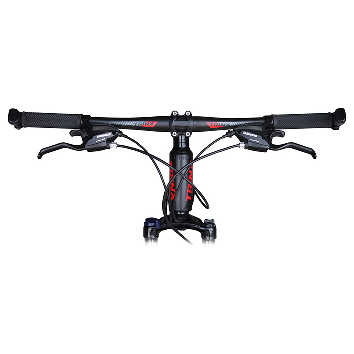 Велосипед горный TRINX Majestic M136 19"x26" Matte Black/Gray/Red (2019)