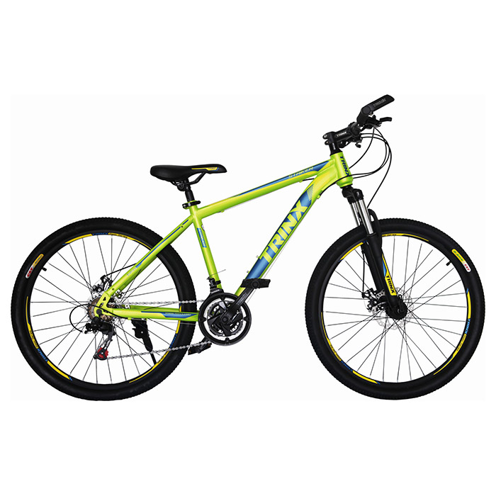 Велосипед гірський TRINX Striker K036 17"x26" Matte Green/Blue (2017)