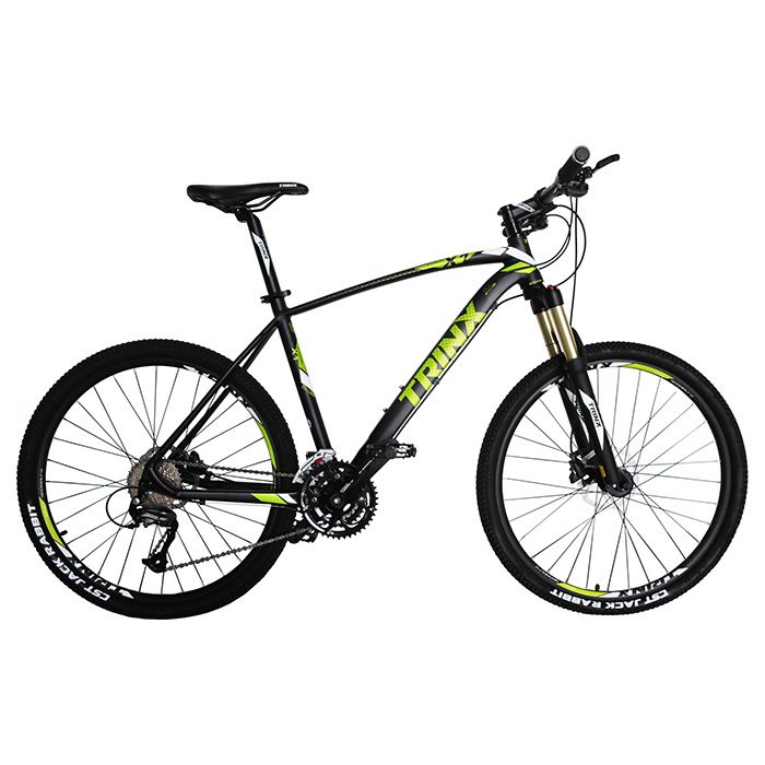 Велосипед гірський TRINX X-treme X1 19"x26" Matte Black/Green/White (2017)