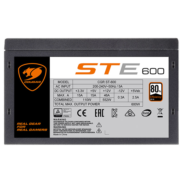 Блок живлення 600W COUGAR STE600