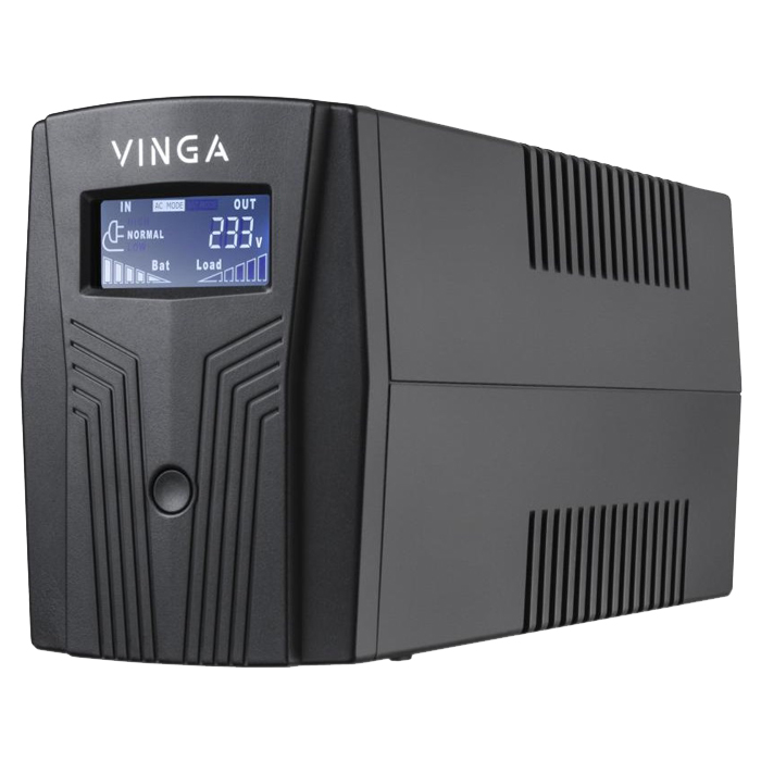 ДБЖ VINGA LCD 600VA USB plastic case (VPC-600PU)