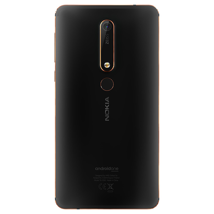 Смартфон NOKIA 6.1 Black/Copper