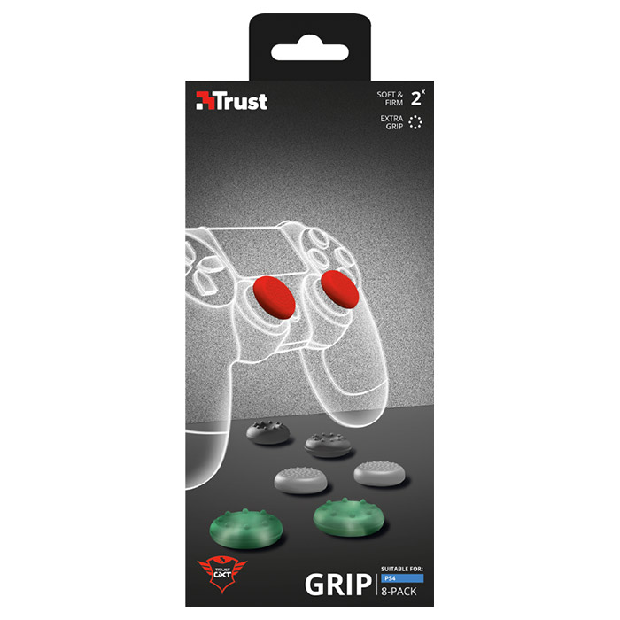Накладки для кнопок TRUST GXT 262 для PS4 8шт (20814)