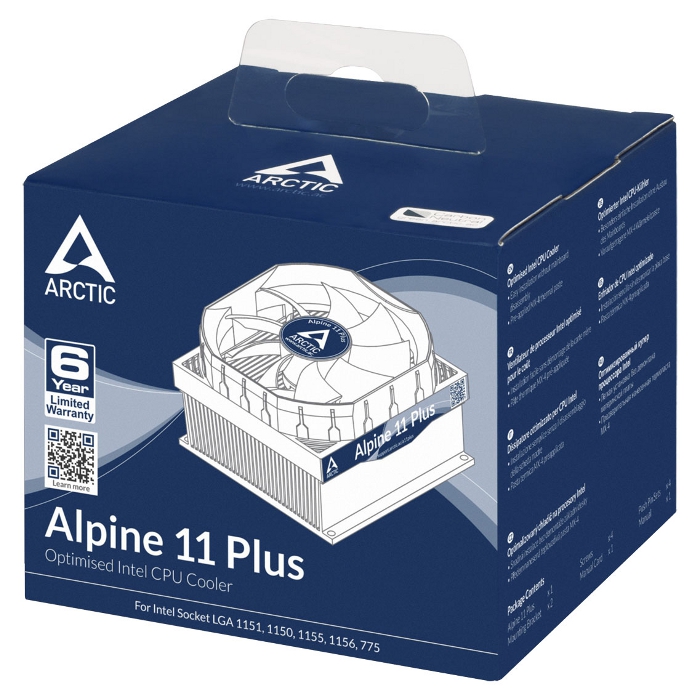 Кулер для процесора ARCTIC Alpine 11 Plus (UCACO-AP11301-BUA01)