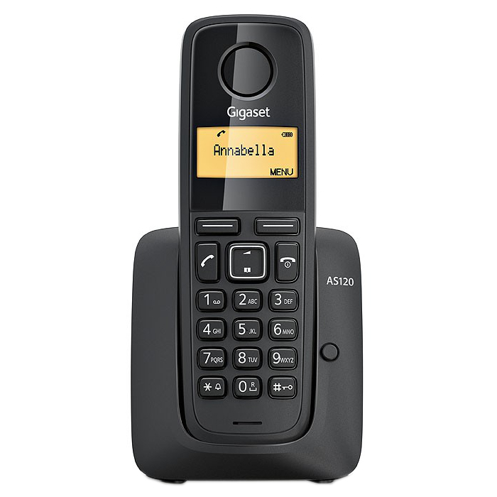 DECT телефон GIGASET A120 Black (S30852H2401S301)