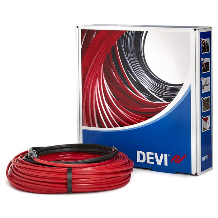 Нагрівальний кабель двожильний DEVI DEVIflex 18T 54м, 1005Вт (140F1410)