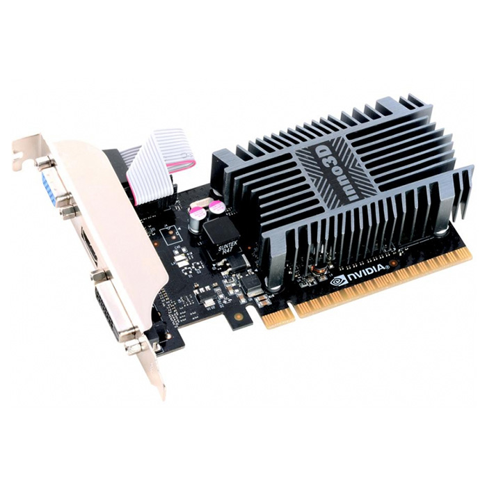 Видеокарта INNO3D GeForce GT 710 1GB DDR3 LP (N710-1SDV-D3BX)
