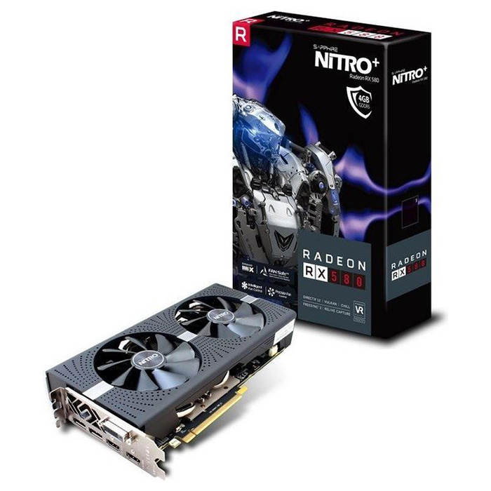 Відеокарта SAPPHIRE Radeon RX 580 4GB Nitro+ (11265-31-20G)