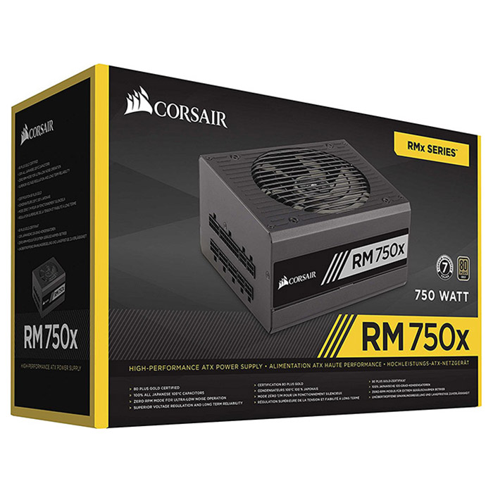 Блок живлення 750W CORSAIR RM750x 2018 (CP-9020179-EU)