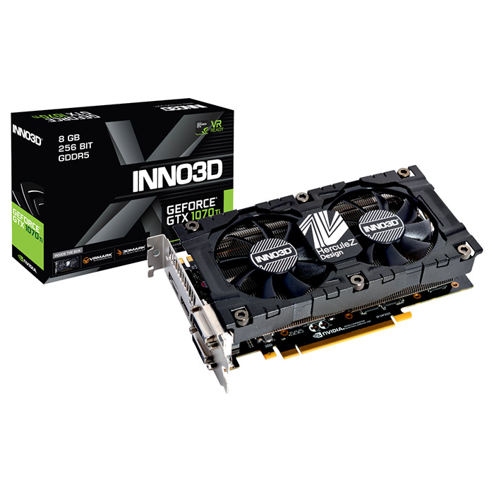 Відеокарта INNO3D GeForce GTX 1070 Ti 8GB GDDR5 256-bit V2 (N107T-2SDN-P5DS)