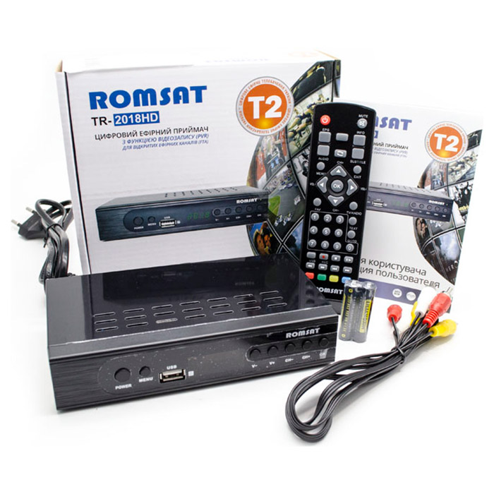 Ресивер цифрового ТБ ROMSAT TR-2018HD