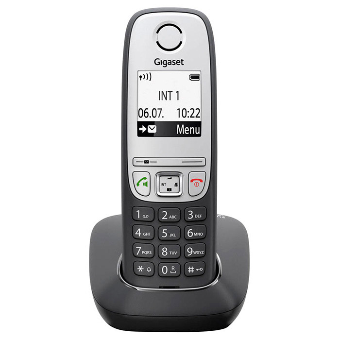 DECT телефон GIGASET A415 Black (S30852H2505S301)