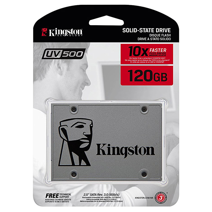 SSD диск KINGSTON UV500 120GB 2.5" SATA (SUV500/120G)