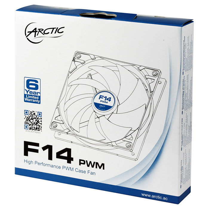 Вентилятор ARCTIC F14 PWM White (ACFAN00078A)
