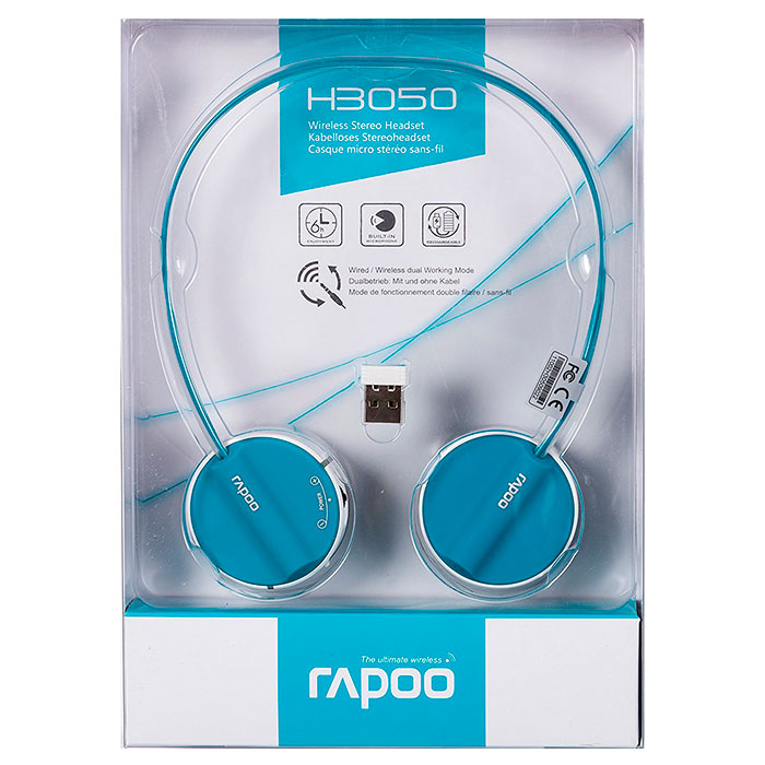 Наушники RAPOO H3050 Blue