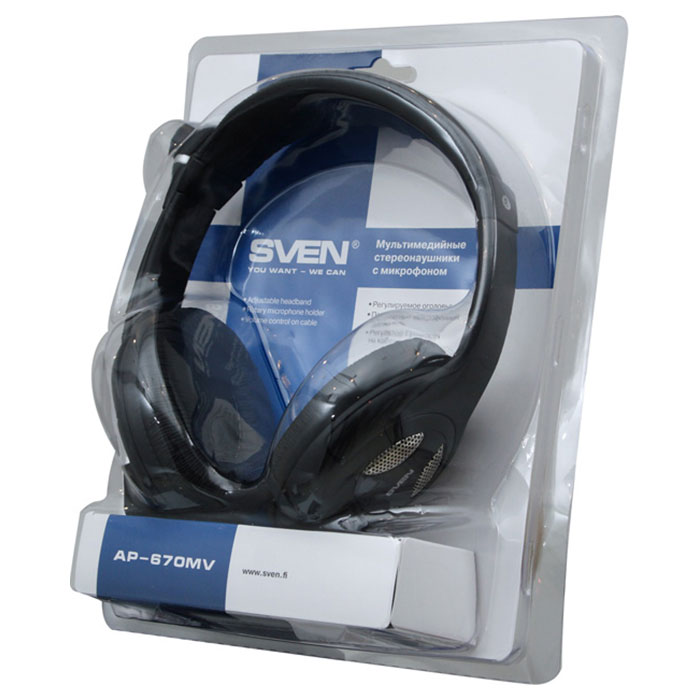 Навушники SVEN AP-670MV Black (00850139)