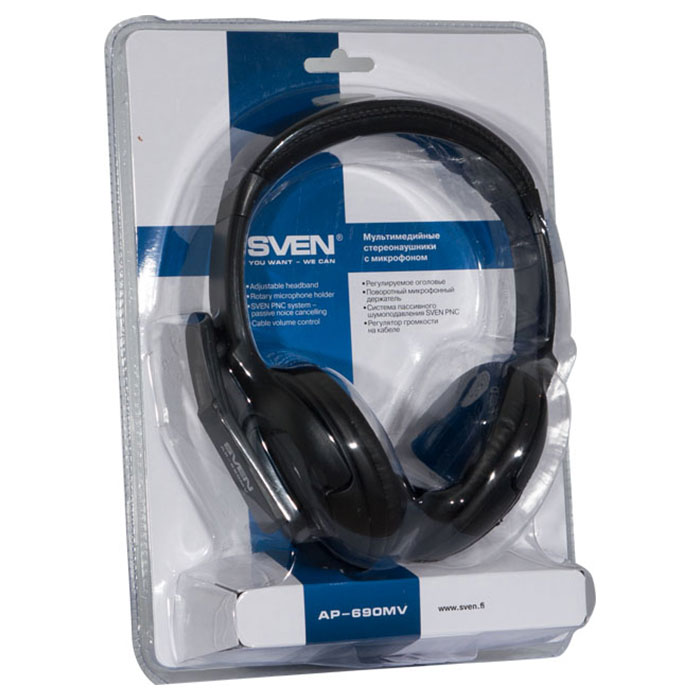 Навушники SVEN AP-690MV Black (00850148)