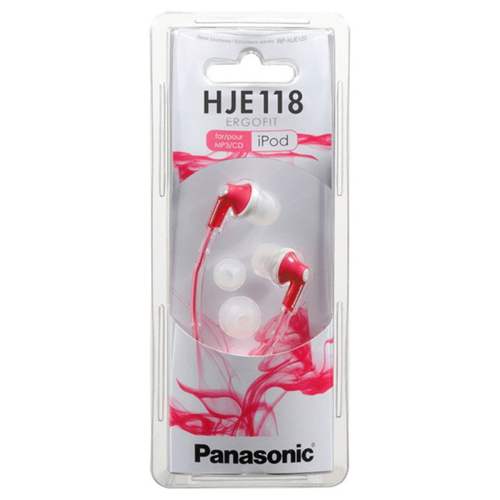 Навушники PANASONIC RP-HJE118GU Pink (RP-HJE118GU-P)