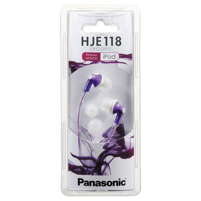 Наушники PANASONIC RP-HJE118GU Violet (RP-HJE118GU-V)