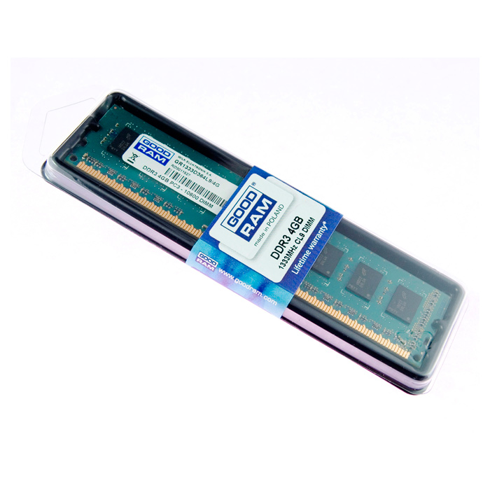Модуль памяти GOODRAM DDR3 1333MHz 4GB (GR1333D364L9/4G)