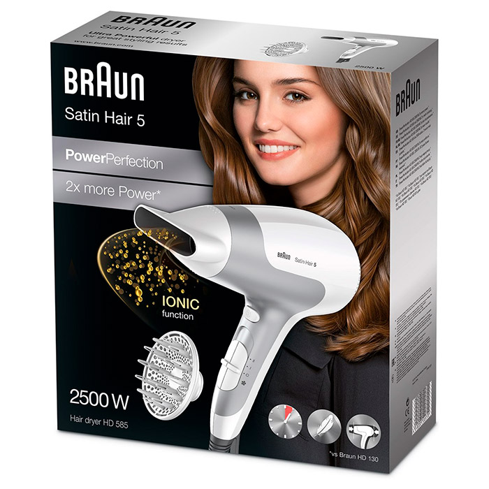 Фен BRAUN Satin Hair 5 HD585 PowerPerfection (81502137)