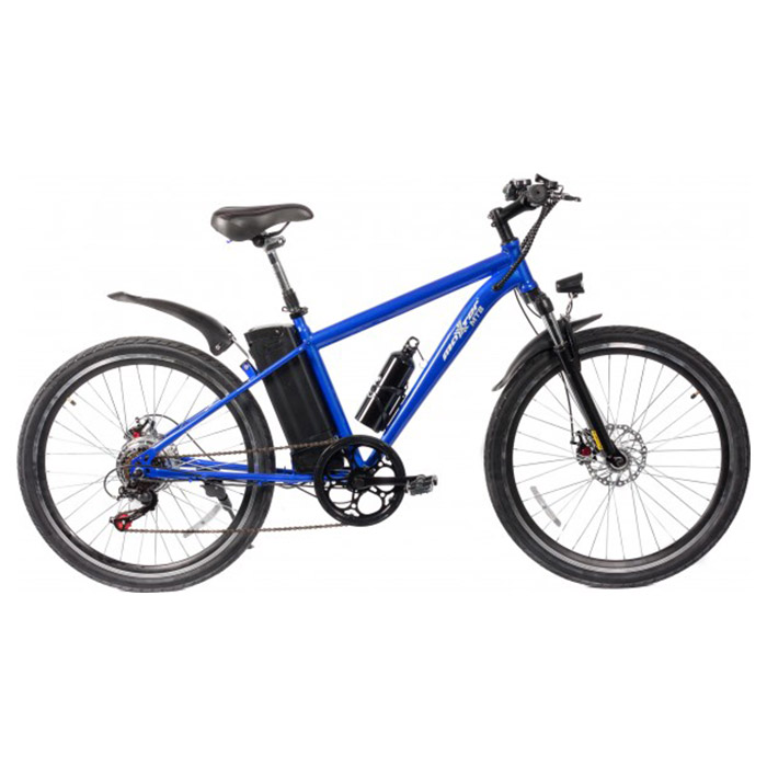 Гірський електровелосипед MAXXTER MTB 26" Blue (250W)