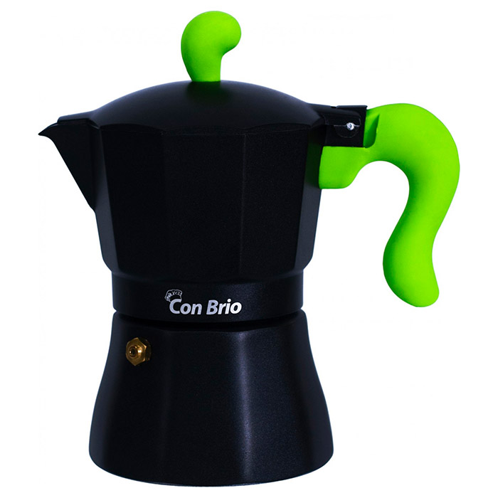 Кофеварка гейзерная CON BRIO CB-6603 Green 150мл