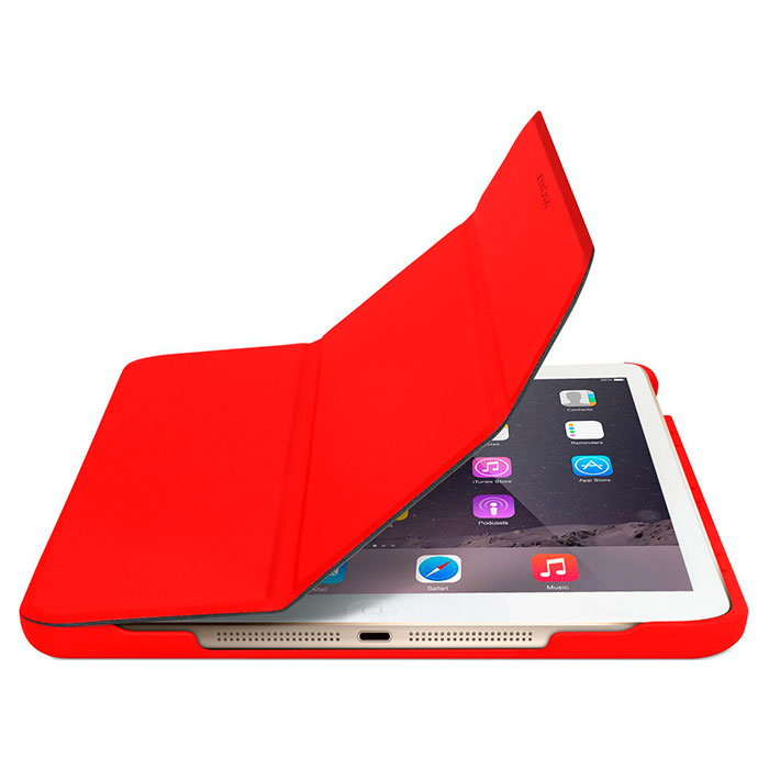 Обкладинка для планшета MACALLY Protective Case and Stand Red для iPad mini 5 2019 (BSTANDM4-R)