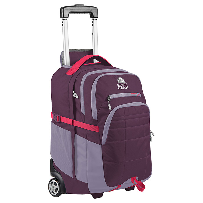 Сумка-рюкзак на колёсах GRANITE GEAR Trailster Wheeled 40 Gooseberry/Lilac/Watermelon (1000034-6005)