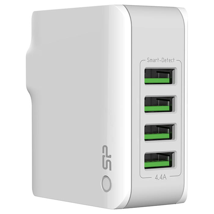 Зарядний пристрій SILICON POWER Boost Charger WC104P Global White (SP4A4ASYWC104PUW)